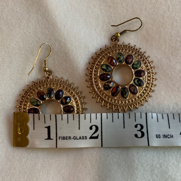 Vintage Medallion Earrings - Picture 5 of 6